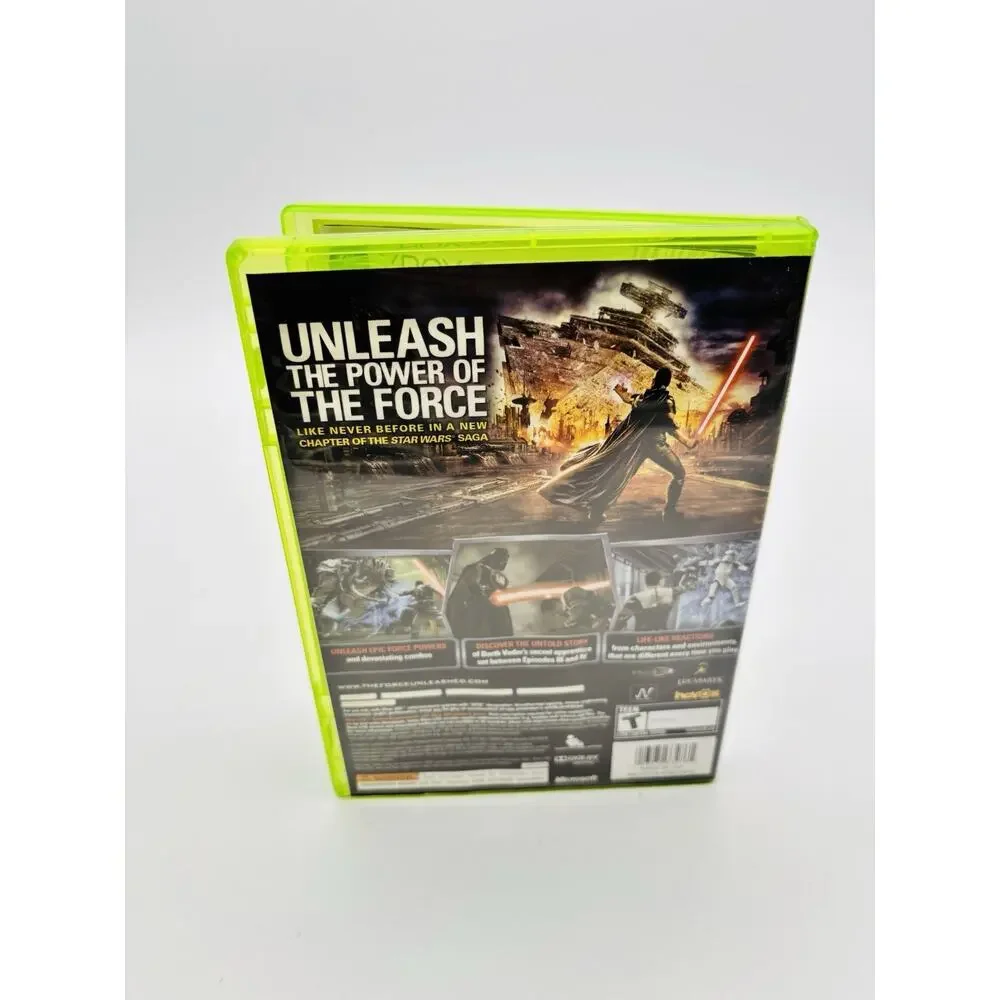 Star Wars: The Force Unleashed (Microsoft Xbox 360, 2008) CIB Complete / Tested